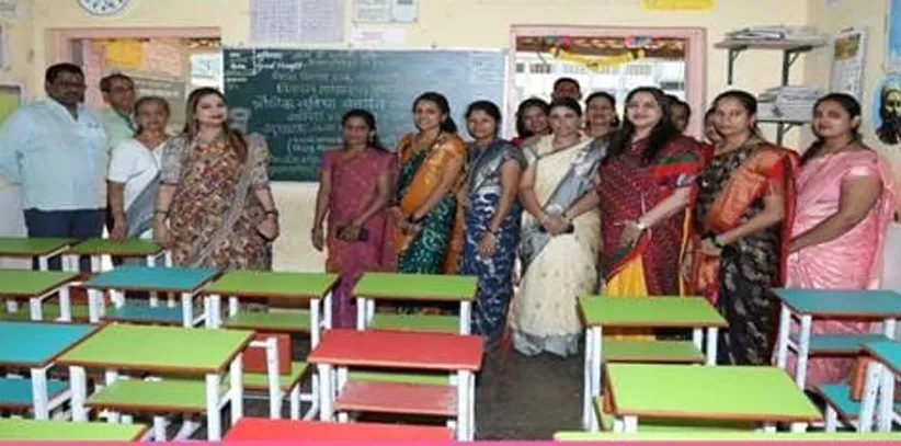 Adarsh Swarajya | विक्रोळी येथील विकास मराठी शाळेचा कृतीयुक्त शिक्षणाचा...