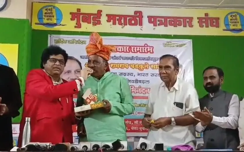 Adarsh Swarajya | नवनिर्वाचित राज्यसभा खासदार राम वडकुते यांचा झाला...