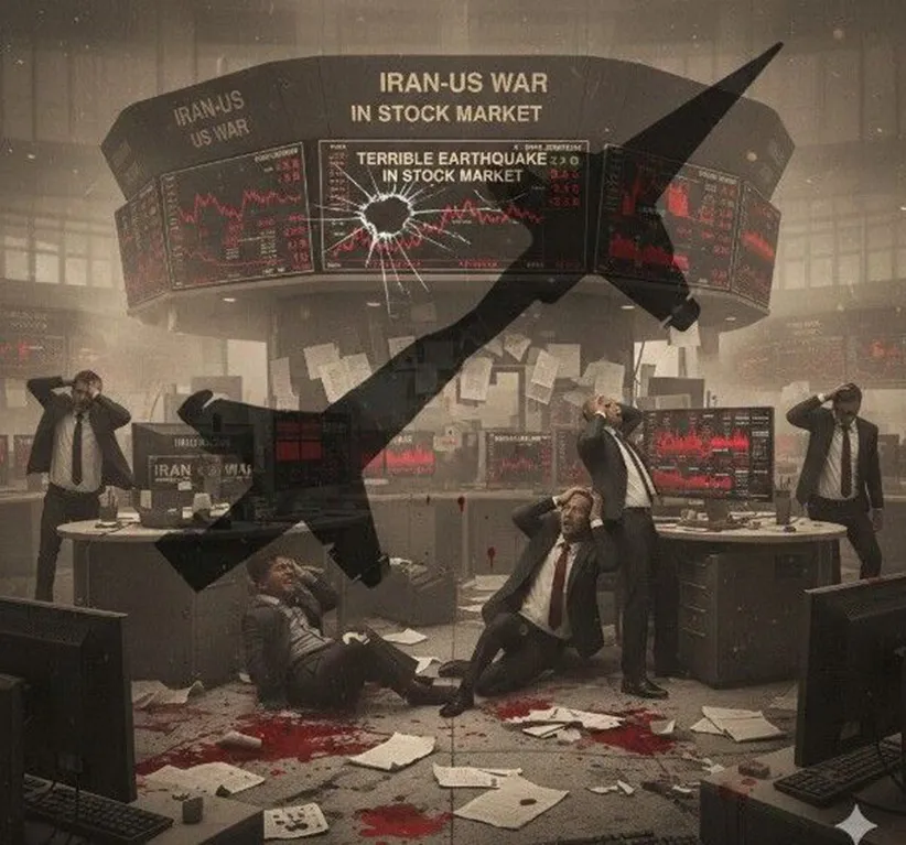 Adarsh Swarajya | शेअर बाजारात भीषण भूकंप! इराण-अमेरिका युद्धाच्या...