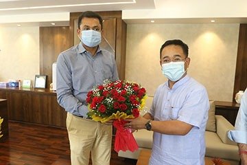 Adarsh Swarajya | सिक्कीमच्या मुख्यंमंत्र्यांनी दिली सिडको भवनला भेट