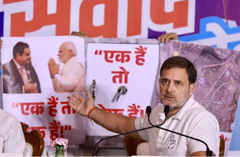 Adarsh Swarajya | देशात फक्त अदानी आणि मोदी ‘एक हैं आणि सेफ हैं’!